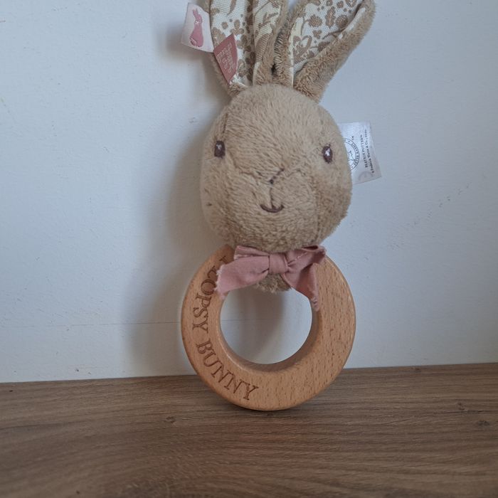 Króliczek grzechotka Flopsy Bunny Peter Rabbit Beatrix Potter Piotruś