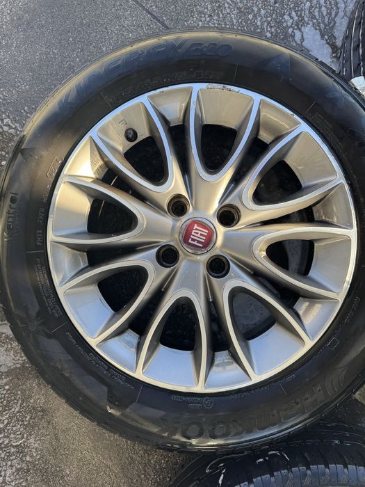 Felgi15 4x98 oryg Fiat 500 opona lato 5mm kpl