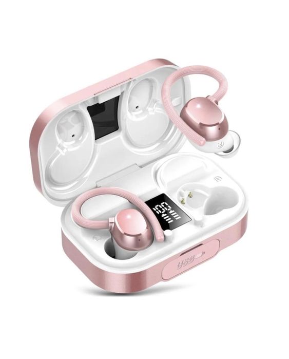 Безпроводні,спортивні,водонепроникні навушники Q25 з індикатором