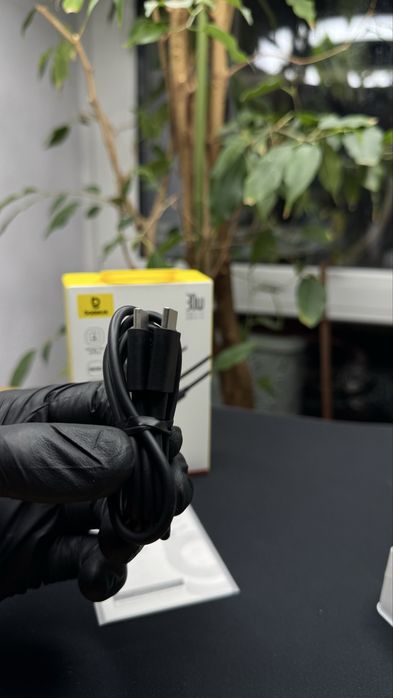 Мережевий зарядний пристрій Baseus Palm Fast Charger Type-C+USB 30W