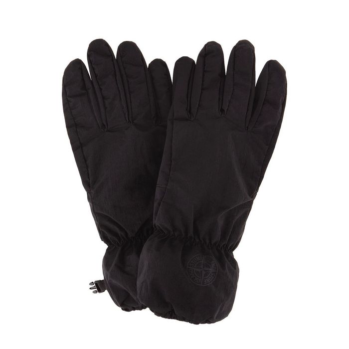 Stone Island econylon metal gloves перчатки