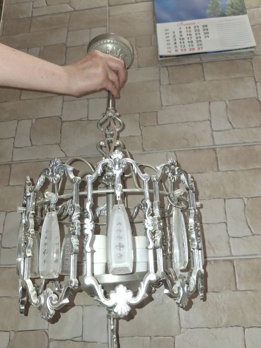 Люстра хрустальная СССР, новая