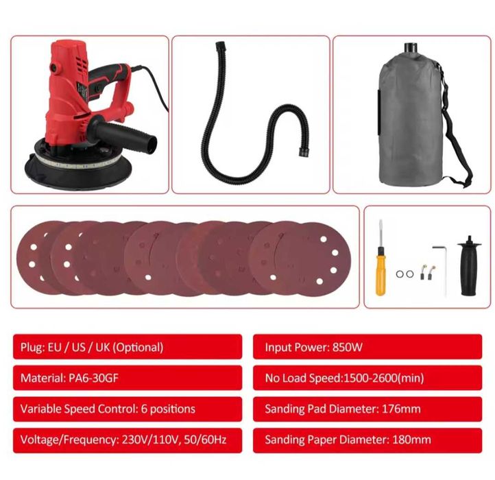 Lixadora para pladur nova