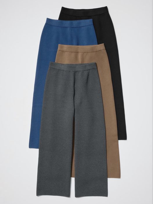 S, M Штани мілано з цупкої трикотажної тканини uniqlo washable milano