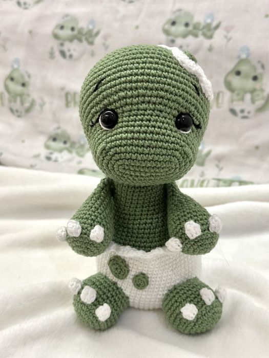 Dinossauro baby amigurumi