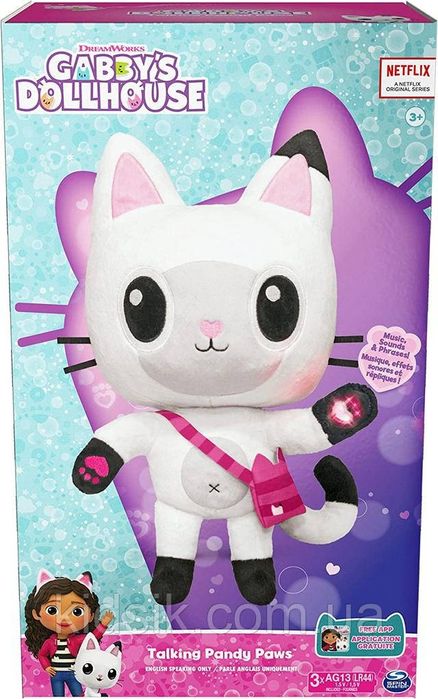 33 см Музика, світло Інтерактивний Пандик Габбі та ляльковий будиночо