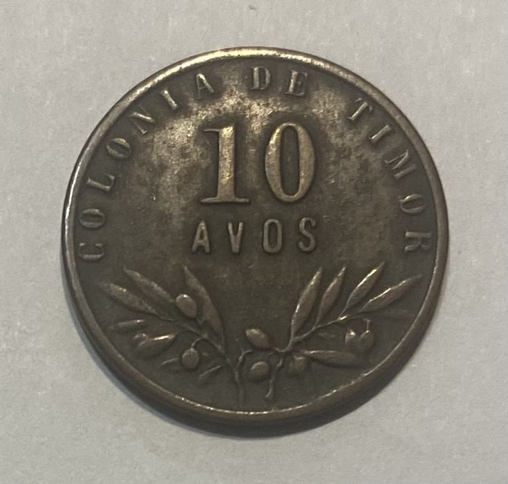 Moeda TIMOR 10 Avos 1945