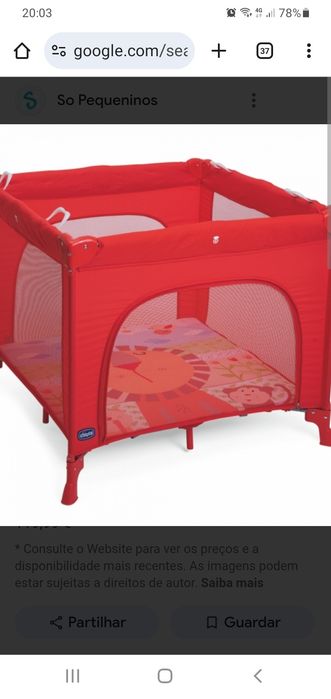 Parque infantil  novo, marca Chicco