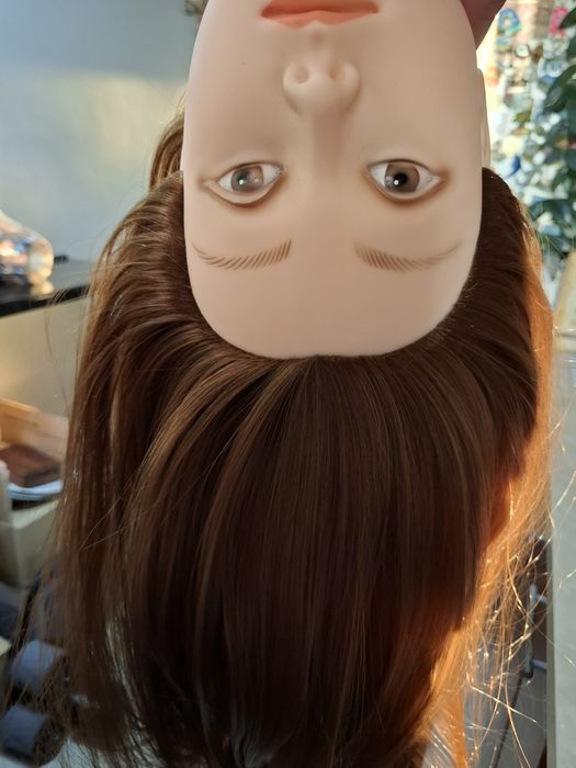 Głowa treningowa fryzjerska włosy główka