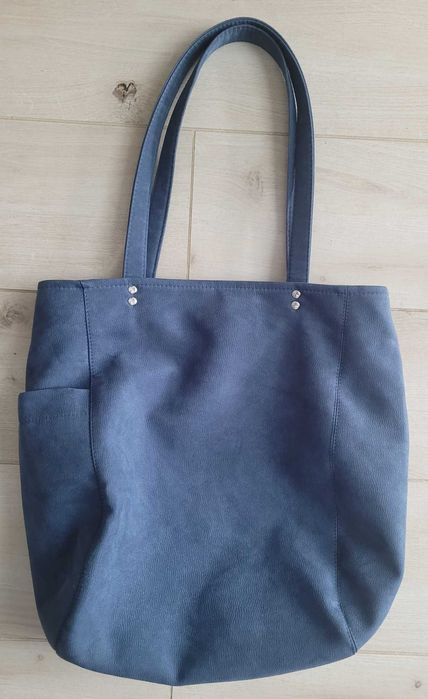 Duża torba Mana model - Diva kolor - jeans