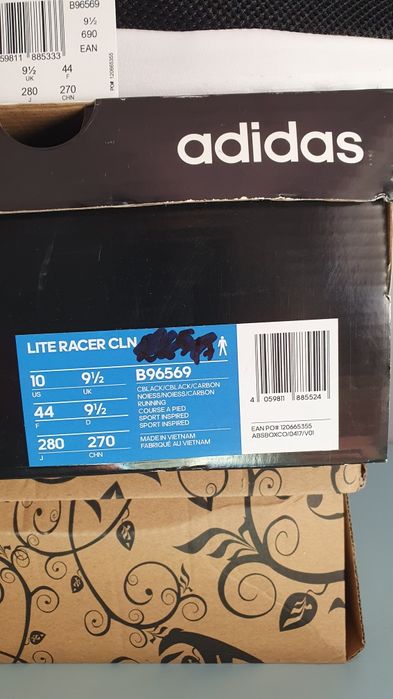 Sneakersy nowe męskie sportowe Adidas rozmiar 44 / wkładka 28 cm