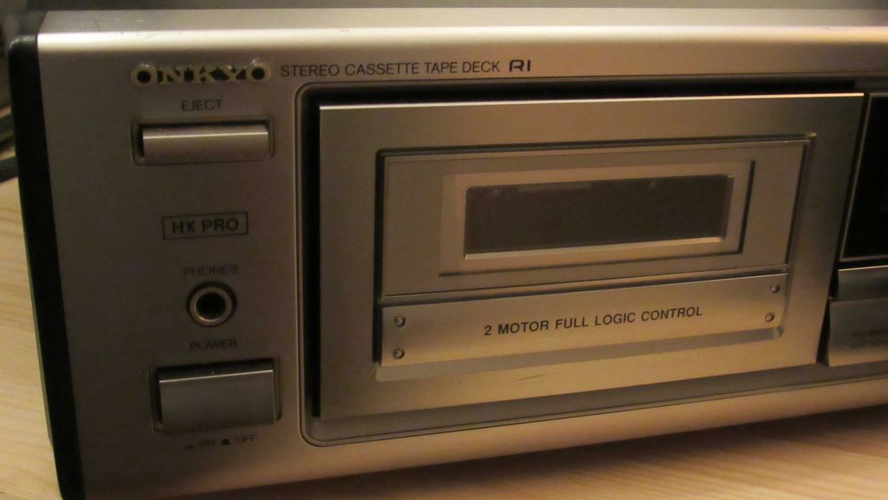 Deck cassetes Onkyo TA-2820 hi fi áudio