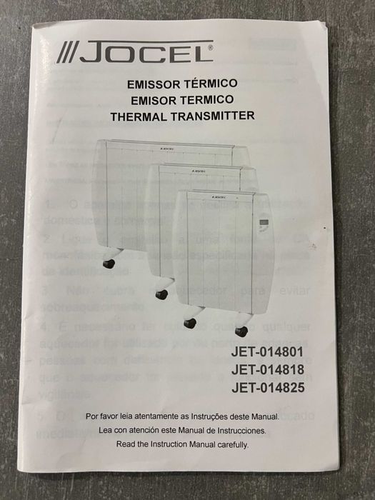 Aquecedor Emissor Térmico Jocel 1000W JET-014818