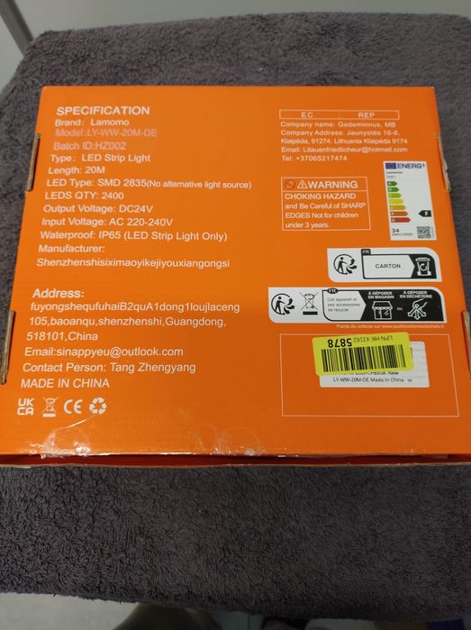 Taśma / neon LED biały 20M 2400 diód