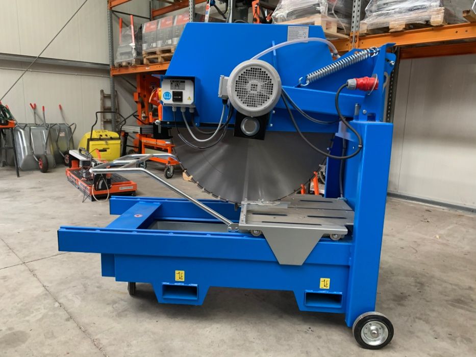 Piła przecinarka stolikowa Tyrolit TME 1000/900 7,5kW jak LISSMAC 38/66cm do cięcia Silki Pustaka kamienia bloczków porothermu