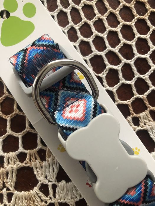 Stylowa, wygodna, oddychająca, lekka, etniczna obroża dla psa M