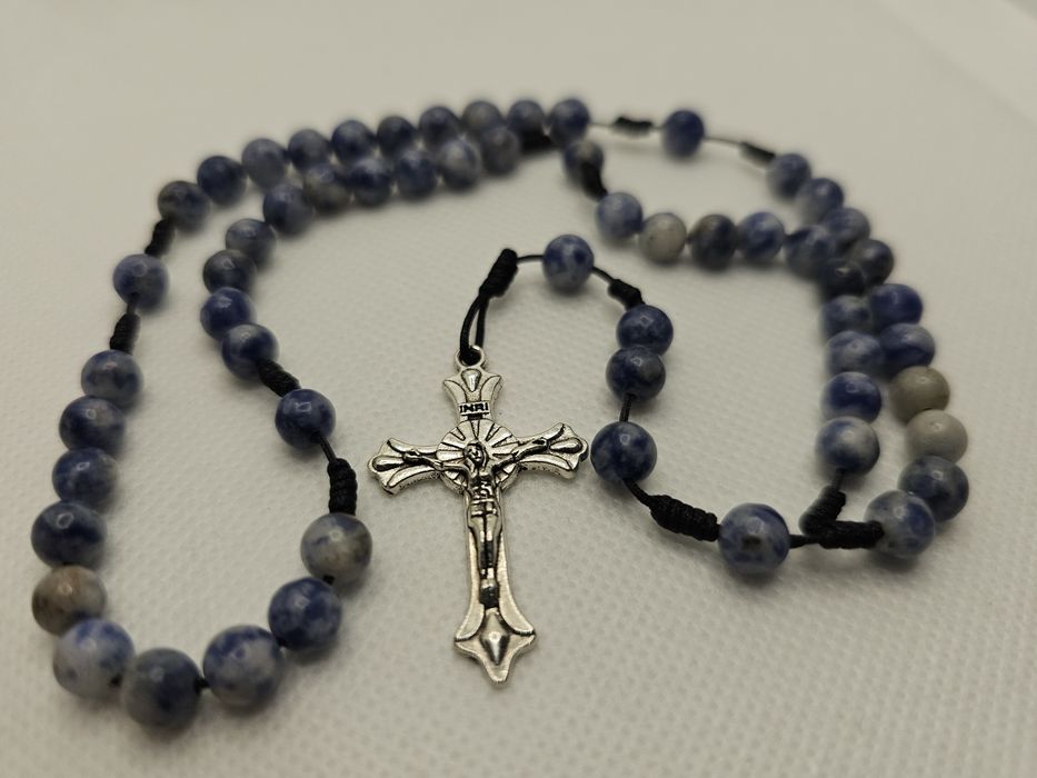 Różaniec rękodzieło kamień naturalny