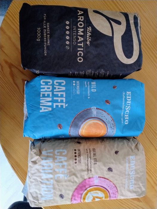 Kawy ziarniste Eduscho