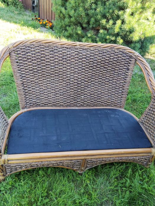 Sofa rattanowa 100%