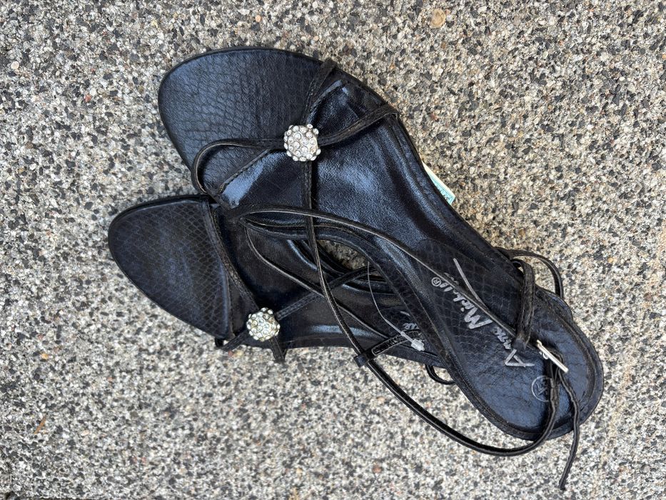 Sandaly 37 nowe czarne anne michelle