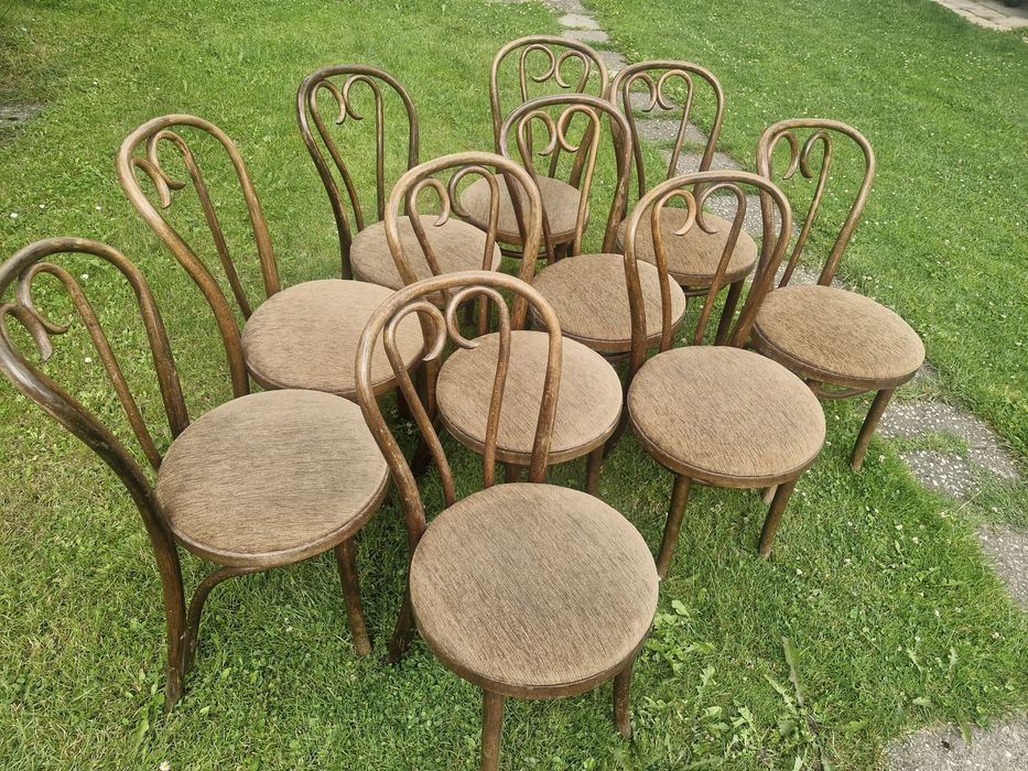 Krzesło Thonet fabryka mebli gietych Jasienica 10sztuk PRL