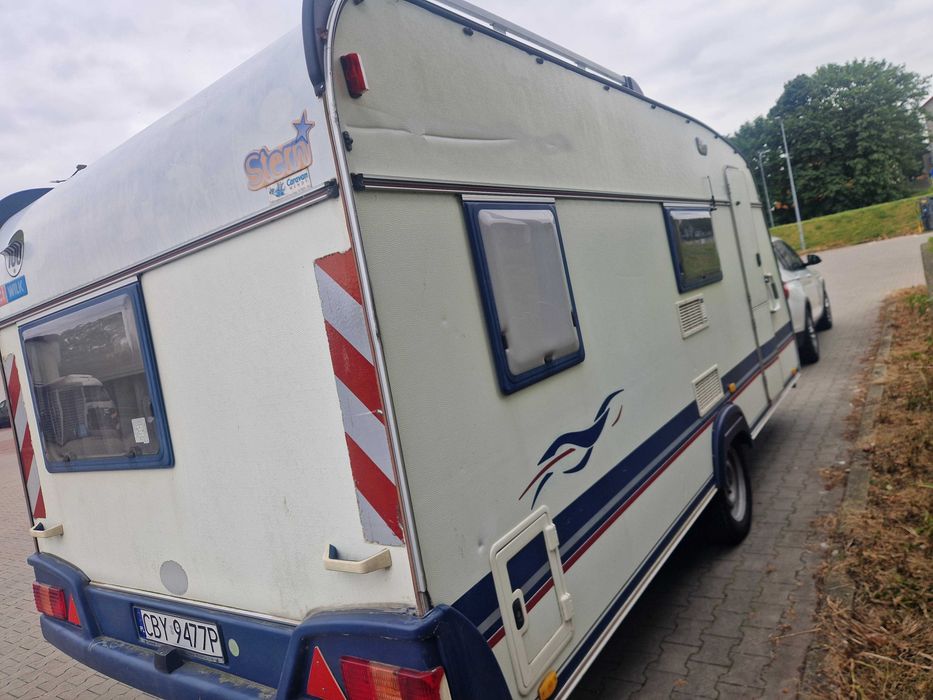 Przyczepa kempingowa Wilk zarejestrowana