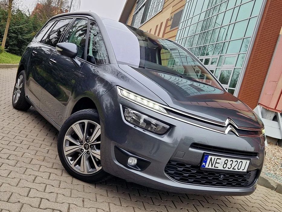 Citroën C4 Grand Picasso SalonPL_1.6Benz_159tys.KM_Ledy_Kamery360_Exclusive_Alu_7Foteli