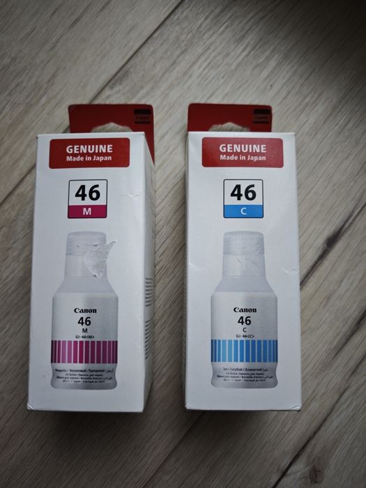 Tusz Canon GI-46 błękitny i purpurowy
