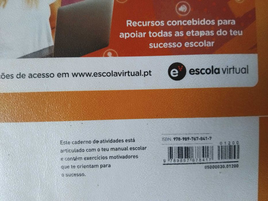 Caderno de atividades 8º FQ, TIC, CN, ING