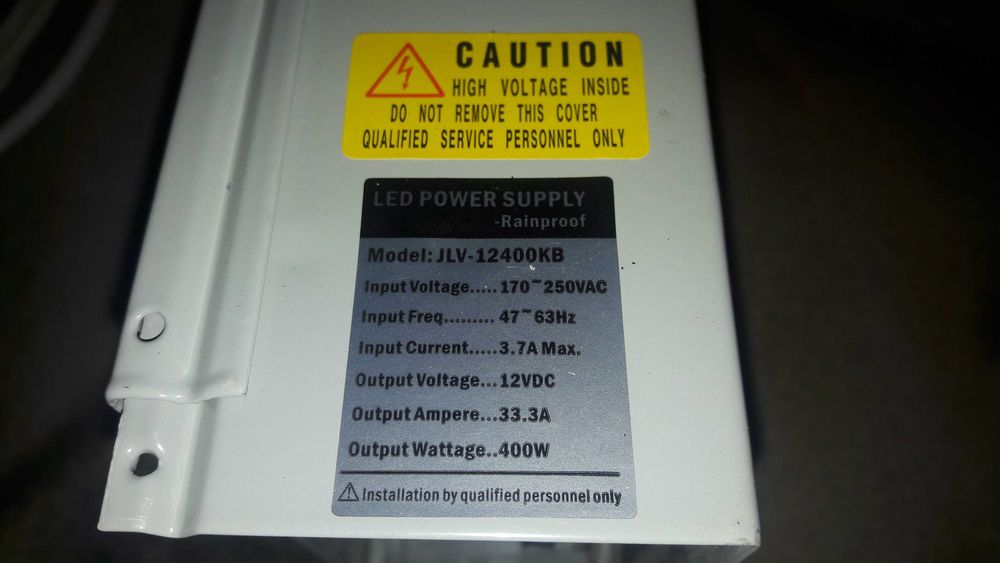 Блок живлення 12В для LED JINBO JLV-12400KB