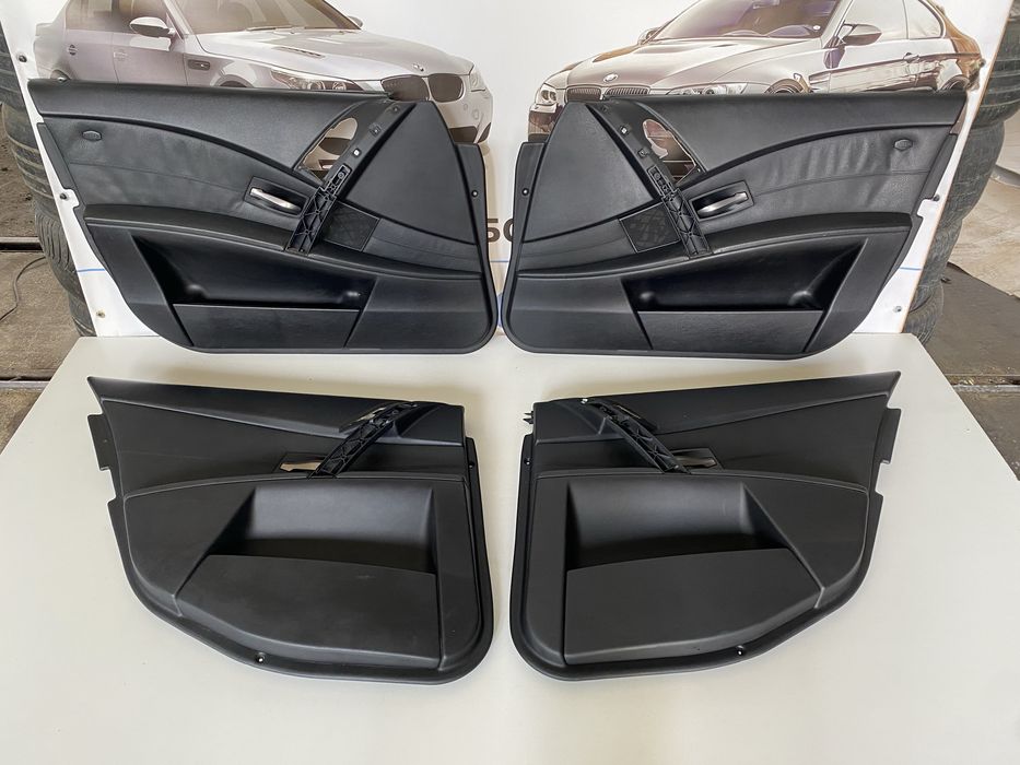 Салон BMW E60 E61 Рекаро Сидіння Чорний Шкіряний Салон Седан Універсал