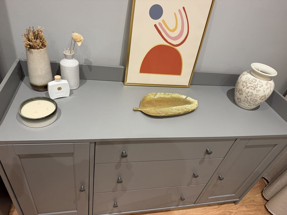Aparador IKEA cinzento HAUGA