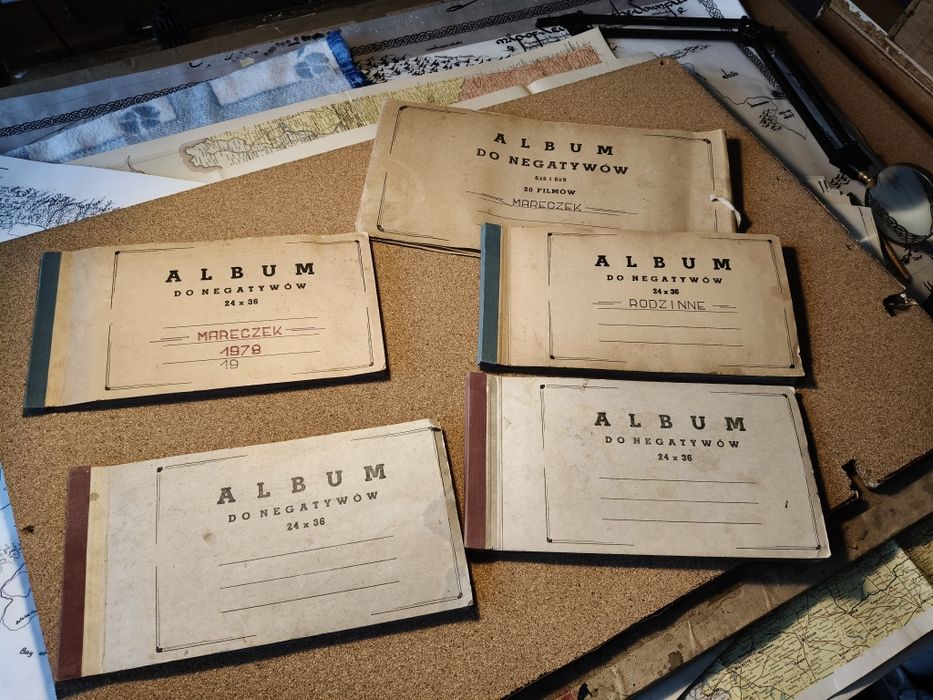 Albumy na negatywy albumu PRL fotografia PRL dr