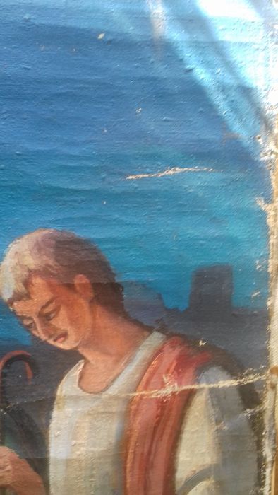 стара икона.холст.масло