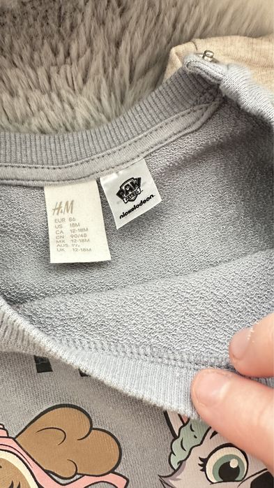 Свитшот   щенячий патруль  h&m 2шт
