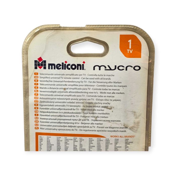 Comando Universal Compacto Meliconi Mycro – Novo