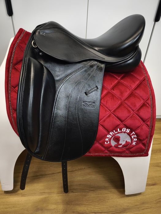 17,5 cali Monarch ujeżdżeniowe siodło wymienne łęki skorzane Id.621