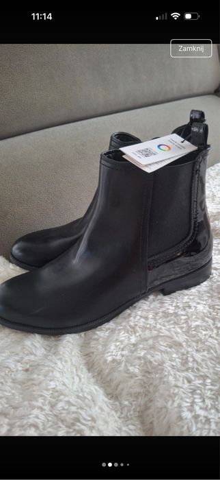 Nowe buty damskie jesienne jesien lakierowane 41 nowe botki