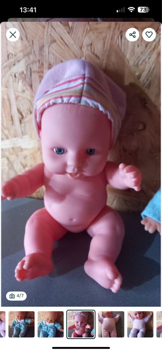 Lalka z czapka bobas