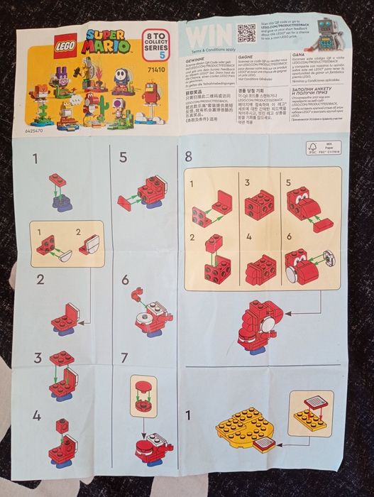 LEGO Super Mario 71410 Series 5 – oryginalna instrukcja (P62)
