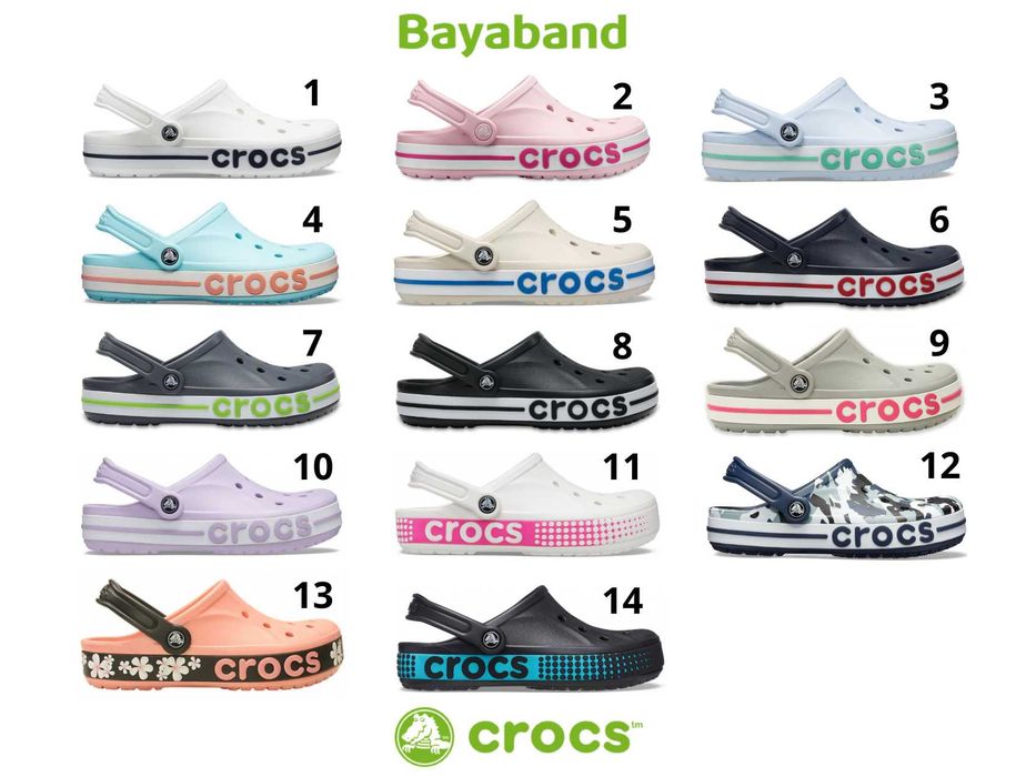 Нові! Чоловічі та жіночі Крокcи сабо Crocs Bayaband! Супер ціна!