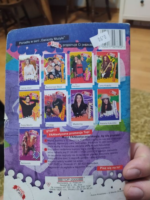 Stary zeszyt szkolny lat 90