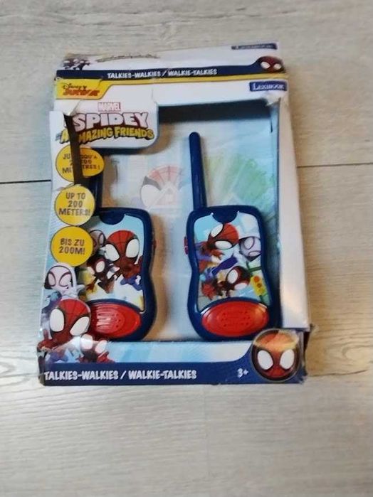 Lexibook Krótkofalówki walkie talkie z zasięgiem 200 metrów Spidey