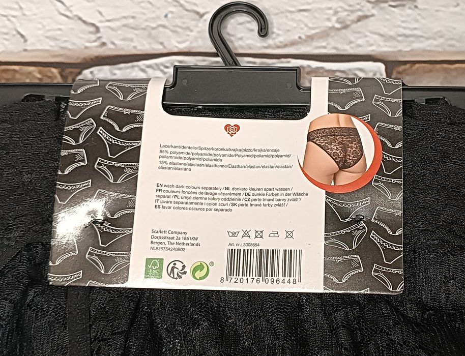 2-pak majtek koronkowych L