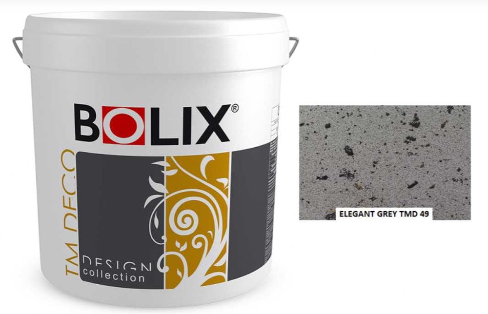 BOLIX TM deco tynk 25kg elegant grey TMD49