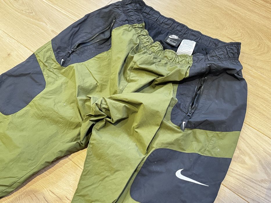Spodnie dresowe Nike sportowe szeleszczące ortalionowe roz L
