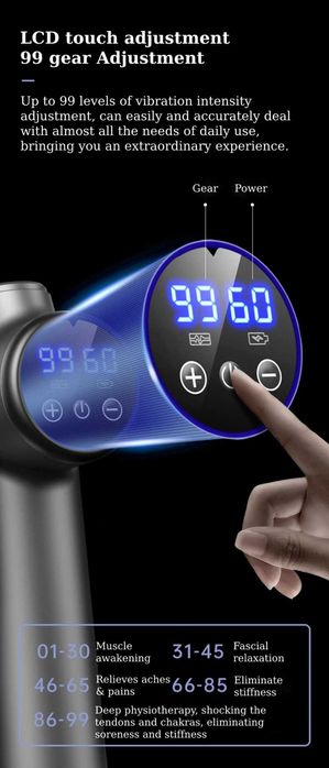 Pistola Massagem Profissional konika | relaxamento muscular | Fáscia