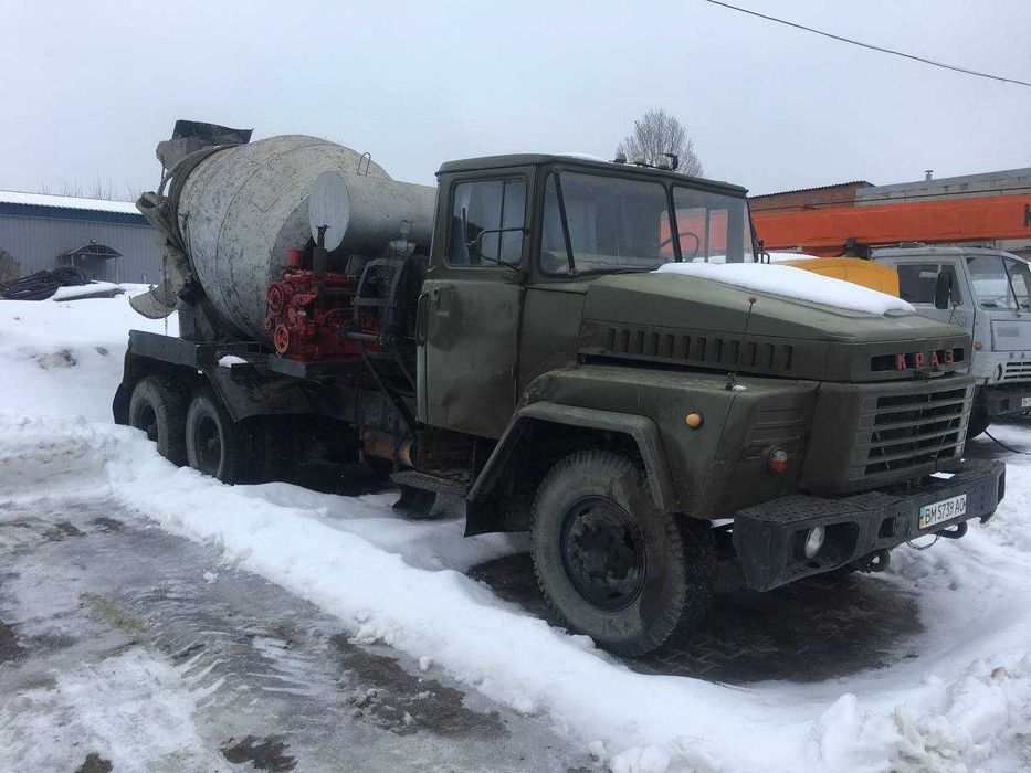 Продається автобетонозмішувач КрАЗ 260В (1990), двигун 14.9 л