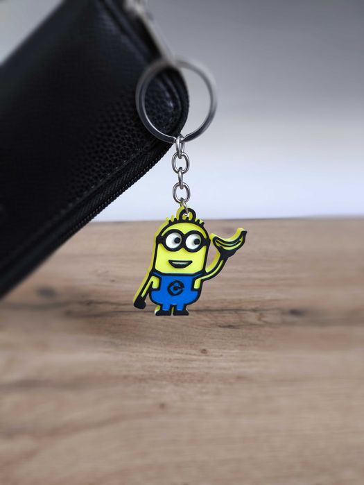 Minionki brelok do kluczy - Bob z bananem