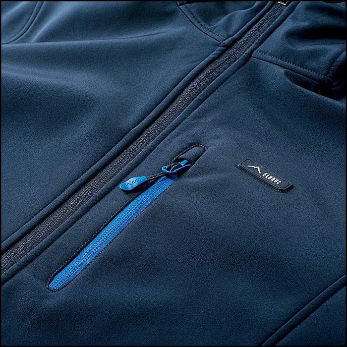 Kurtka męska softshell IVER ELBRUS M-XXL granatowy Promocja -30%